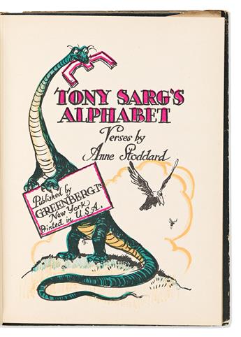 Sarg, Tony (1880-1942) & Anne Stoddard (b. 1880) Tony Sarg's Alphabet.